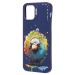 Чехол-накладка - SC335 для "Apple iPhone 12/iPhone 12 Pro"  (овечка) (dark blue) (227080)#2009070