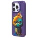 Чехол-накладка - SC335 для "Apple iPhone 15 Pro"  (кот) (violet) (227027)#2003405