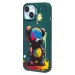 Чехол-накладка - SC335 для "Apple iPhone 15"  (медведь) (dark green) (227037)#2003383