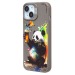 Чехол-накладка - SC335 для "Apple iPhone 15"  (панда) (grey) (227034)#2003391