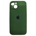 Чехол copy original силиконовый iPhone 14 (защита камеры) (07) темно-зеленый#2012223