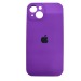 Чехол copy original силиконовый iPhone 14 (защита камеры) (24) фиолетовый#2012275