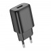 Сетевое ЗУ HOCO C134А (USB/2.4A) черное#2003951