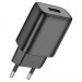 Сетевое ЗУ HOCO C134А (USB/2.4A) черное#2003955