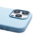 Чехол-накладка Silicone Case SafeMag с анимацией для Apple iPhone 15 Pro Max (light blue)(230177)#2120349