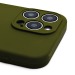 Чехол-накладка Soft Touch с закрытой камерой для Apple iPhone 15 Pro Max (dark green) (230171)#2011730