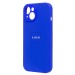 Чехол-накладка Soft Touch с закрытой камерой для Apple iPhone 15 (blue) (230162)#2011744