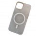 Чехол пластиковый iPhone 14 матовый с MagSafe Creative белый#2012961