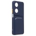 Чехол-накладка - SC337 с картхолдером для "Honor X7b 5G" (dark blue) (231290)#2091309