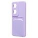Чехол-накладка - SC337 с картхолдером для "Honor X7b 5G" (light violet) (231291)#2090178