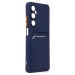 Чехол-накладка - SC337 с картхолдером для "Realme C65" (dark blue) (231057)#2010494