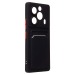 Чехол-накладка - SC337 с картхолдером для "Tecno Pova 6 4G" (black) (231267)#2091305