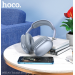 Bluetooth-наушники полноразмерные Hoco W35 Air Triump (повр. уп) (silver) (233467)#2006054