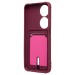 Чехол-накладка - SC304 с картхолдером для "Honor X7b 5G" (bordo) (231287)#2011662