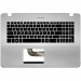 Топ-панель Asus VivoBook Pro 17 X705FD серебряная с подсветкой#2006588