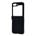 Чехол-накладка - FLIP PC тканевая текстура (3) для "Samsung Galaxy Flip 5" (black) (230922)#2110075