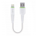 Кабель USB - Apple lightning budi M8J150L20 (повр. уп) 20см 1,5A  (white) (223435)#2034503