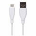 Кабель USB - Apple lightning SKYDOLPHIN S20L (повр. уп) 100см 2,4A  (white) (223603)#2008066