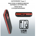 Мобильный телефон TEXET TM-315 черный/красный  (2,8"/камера/2500mAh)#2013544