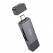 Кард-ридер Hoco HB45 2-in-1 USB/Type-C 2.0 (metal gray) (230112)#2121804
