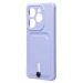 Чехол-накладка - SC304 с картхолдером для "Infinix Hot 40i" (light violet) (226992)#2140067