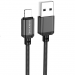Кабель USB - Apple lightning Borofone BX87 Sharp 200см 2,4A  (black) (229437)#2013602