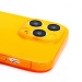 Чехол-накладка - SC344 для "Apple iPhone 14 Pro Max" (transparent/orange) (232017)#2084566