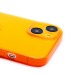 Чехол-накладка - SC344 для "Apple iPhone 14" (transparent/orange) (232027)#2056145