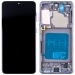 Дисплей для Samsung Galaxy S21 (G991B) модуль с рамкой Серый - (OLED) (Full Size)#2077733