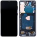 Дисплей для Samsung Galaxy S21+ (G996B) модуль с рамкой Черный - (OLED) (Full Size)#2078341
