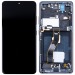 Дисплей для Samsung Galaxy S21 Ultra (G998B) модуль с рамкой Черный - (OLED) (Full Size)#2077726