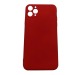 Чехол iPhone 11 Pro Max Silicone Case 1.5mm (Full низ и камера с Лого) Красный#2070084