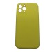 Чехол iPhone 11 Pro Silicone Case 1.5mm Full низ и камера с Лого Желтый#2070079