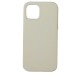 Чехол iPhone 12 Mini Silicone Case Full/с Лого №11 в упаковке Античный белый#2021010