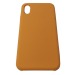 Чехол iPhone X/XS Silicone Case №56 с Лого в упаковке Светло-Оранжевый#2020557
