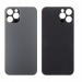 Задняя крышка для iPhone 12 Pro (A2407) Серый (стекло, узкий вырез под камеру, логотип)#2068976