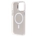 Чехол-накладка - SM025 SafeMag для "Apple iPhone 15 Pro Max" (white) (232081)#2102266