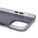Чехол-накладка - PC091 для "Apple iPhone 14 Pro" (matte transparent/black) (232321)#2112581