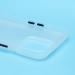 Чехол-накладка - PC091 для "Apple iPhone 14 Pro" (matte transparent/white) (232320)#2112579