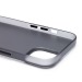 Чехол-накладка - PC091 для "Apple iPhone 15" (matte transparent/black) (232317)#2112606