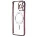 Чехол-накладка - SM027 SafeMag для "Apple iPhone 15 Pro Max" (dark violet) (232338)#2026504