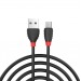 Кабель USB - micro USB Hoco X27 Excellent (повр. уп.) 120см 2,4A  (black) (234792)#2023962