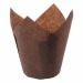 Форма бумажная ТЮЛЬПАН D50*H80мм (250шт) коричневая для кекса 1/250/4000шт#2024399