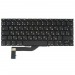 Клавиатура для ноутбука MacBook Pro 15" A1398 (2012-2015, Г-образный Enter RU) Черный#2071239
