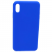 Чехол iPhone XS Max Silicone Case №40 с Лого в упаковке Сапфир#2030172