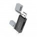 Card Reader Borofone DH9 Wisdom 2-in-1 (USB2.0/Type-C 2.0/SD+TF2.0) черно-серый#2035923