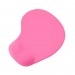 Коврик для мышки Тип 10 овальный с поддержкой запястья (розовый)#2031060