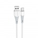 Кабель USB - micro USB Borofone BX60 (повр. уп.) 100см 2,4A  (white) (234977)#2028481