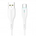 Кабель USB - Type-C SKYDOLPHIN S48T (повр. уп.) 100см 3A  (white) (234962)#2028464