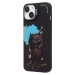 Чехол-накладка - SC335 для "Apple iPhone 13/iPhone 14" (черный кот) (black) (233108)#2031670